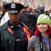 An arrest made on the Brooklyn Bridge on September 24, 2011