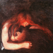 Photo: The Vampire by Edvard Munch, 1893–94.
