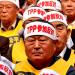 Farmers from across Japan attend a rally against the Trans-Pacific Partnership (TPP) negotiations on October 26, 2011.