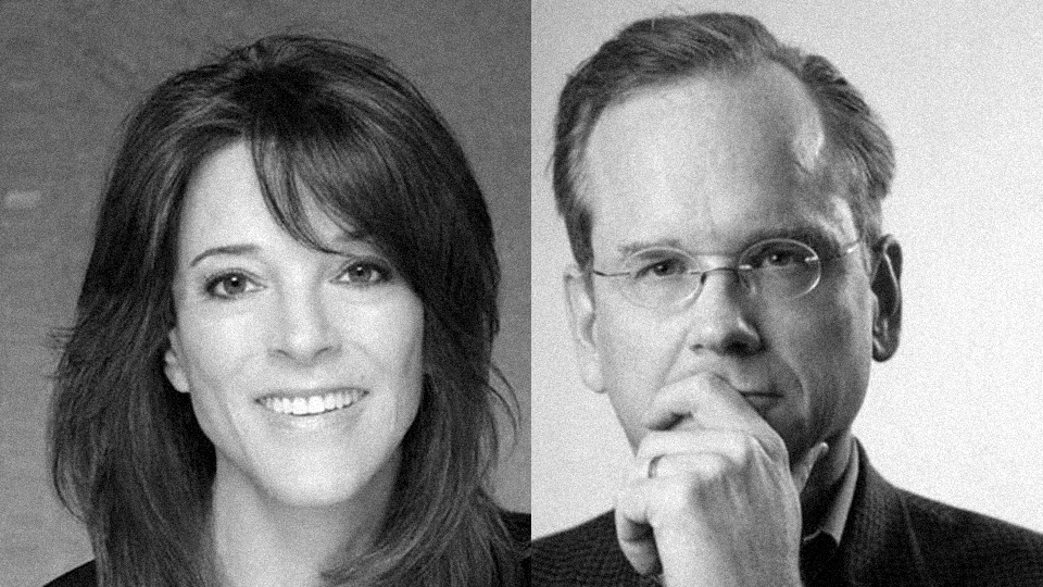 Lawrence Lessig, Marianne Williamson, Killswitch, New Hampshire Rebellion, Move to Amend, WolfPAC, money in politics, Trans-Pacific Partnership, TPP, Article V convention, Citizens United, campaign finance reform