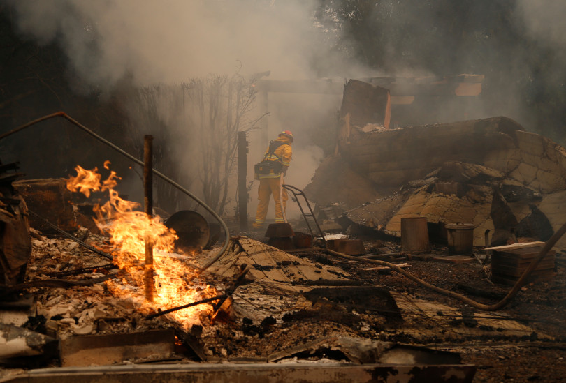 PG&E, utility negligence, Northern California fires, Sonoma County fires, fire devastation