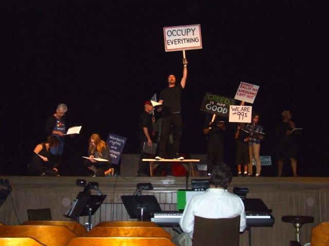 Zuccotti Park Musical, Catherine Hurd, Luis Salgado, Vatrena King, Occupy encampment, Occupy movement
