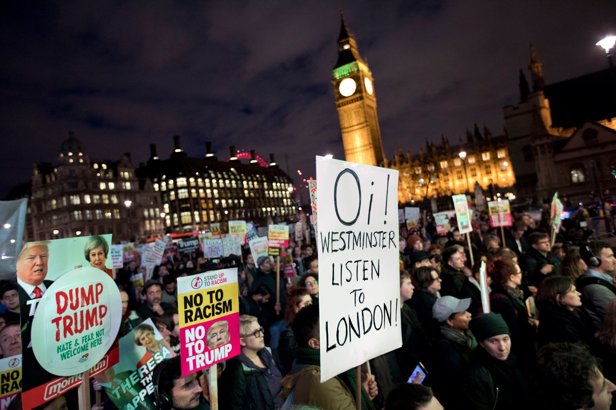 U.K. anti-Trump protests, Trump U.K. visit, Donald Trump, Theresa May, Stop Trump Movement, Stop Trump Coalition