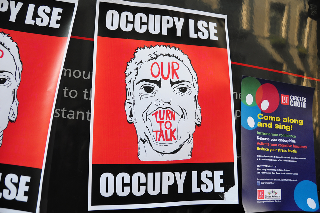 Occupy LSE, London School of Economics, Free University of London