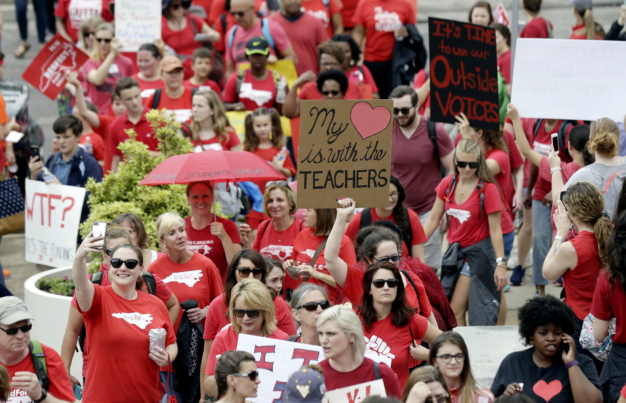 teacher strikes, treacher pay, union busting, right to work, Janus decision, teacher demands, union support