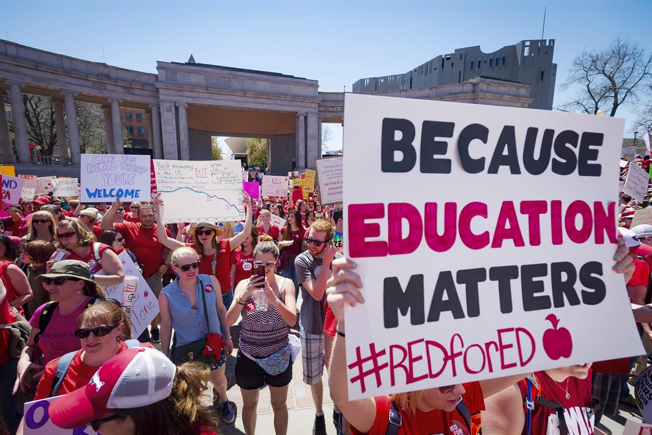 RedForEd, teacher strikes, teacher movement, teacher pay,
