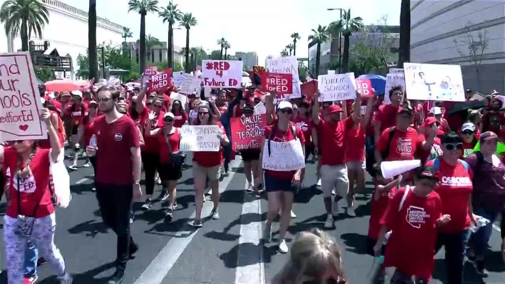 RedForEd, teacher strikes, teacher movement, teacher pay,