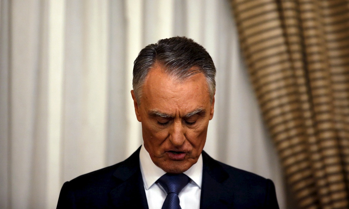 President Aníbal Cavaco Silva was accused of ‘wasting time’ by nominating a prime minister who lacks support. Photograph: Rafael Marchante/Reuters