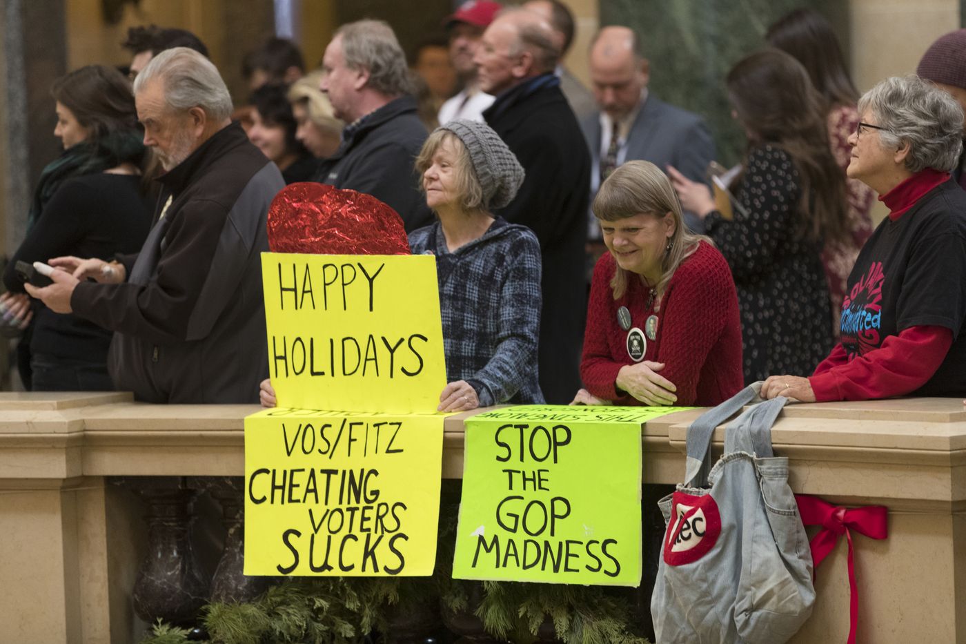 Scott Walker, Wisconsin GOP, Wisconsin protests