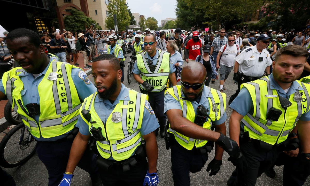 anti-Fascist, demonstrators, white supremacists, white nationalists, Unite the Right, Charlottesville violence, neo-Nazis, KKK, Ku Klux Klan