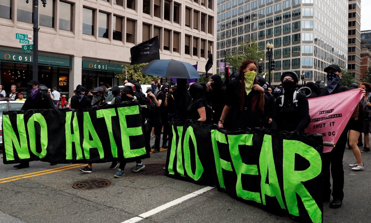 anti-Fascist, demonstrators, white supremacists, white nationalists, Unite the Right, Charlottesville violence, neo-Nazis, KKK, Ku Klux Klan