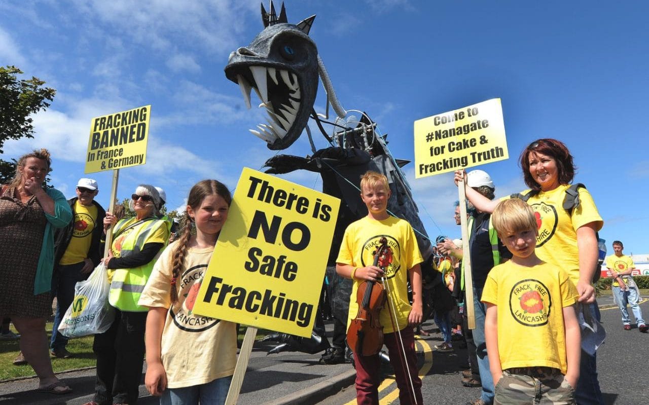 fracking protests, UK fracking, Frack Free Four, anti-fracking arrests, Cuadrilla