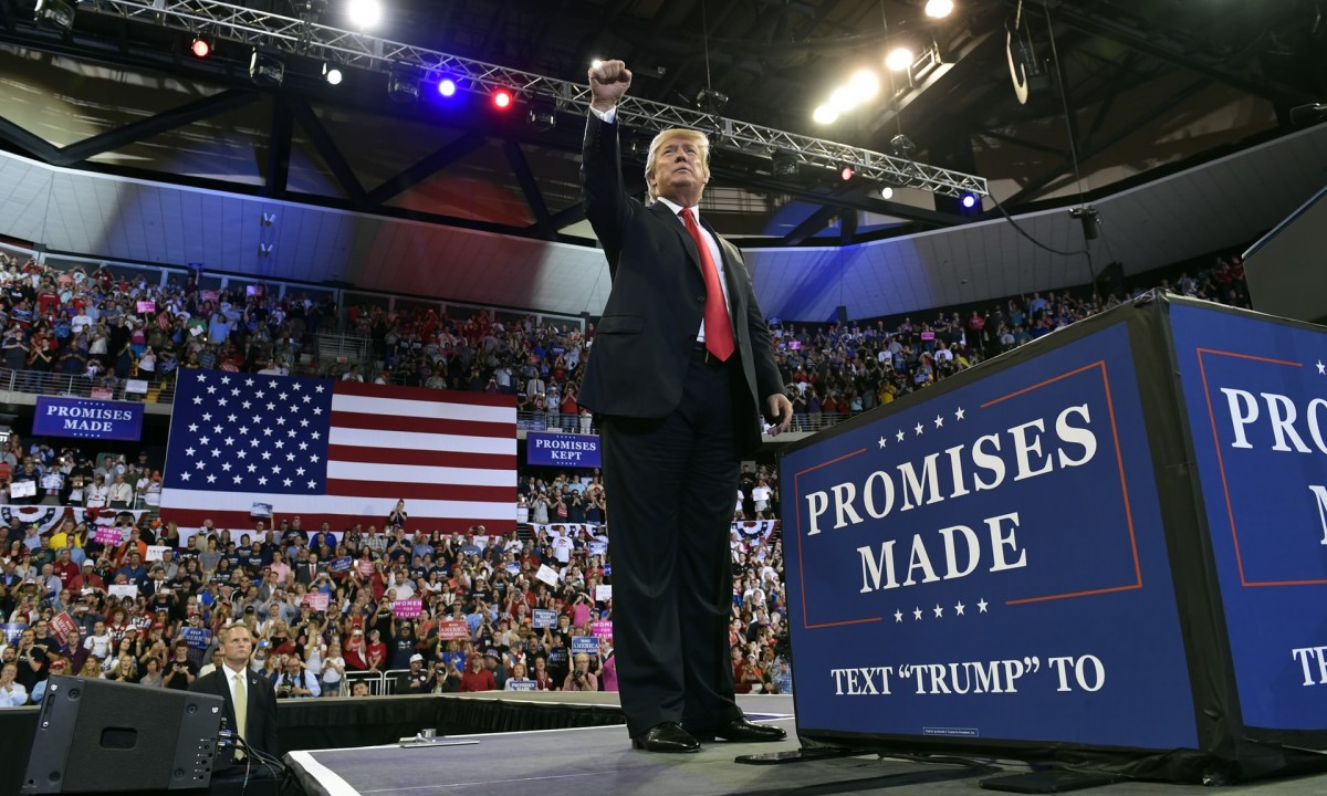 The Trump administration’s ‘zero tolerance’ policy has resulted in the separation of 2,300 children from their parents. Photograph: Susan Walsh/AP