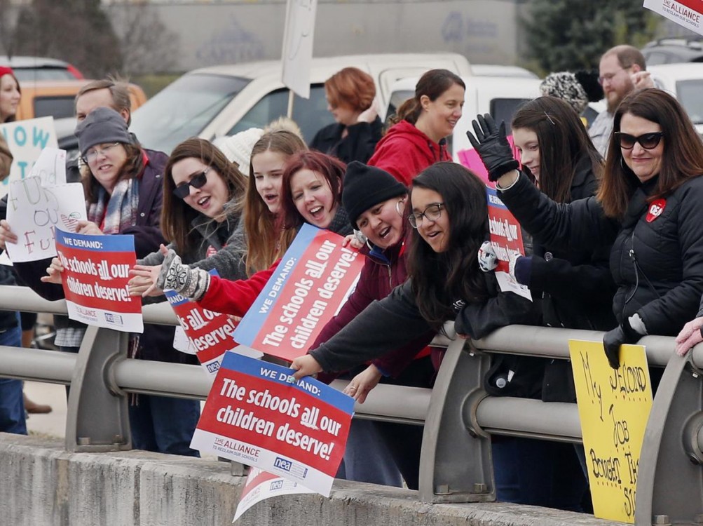 Oklahoma teachers strike, teacher walkout, teacher pay, Oklahoma Education Association