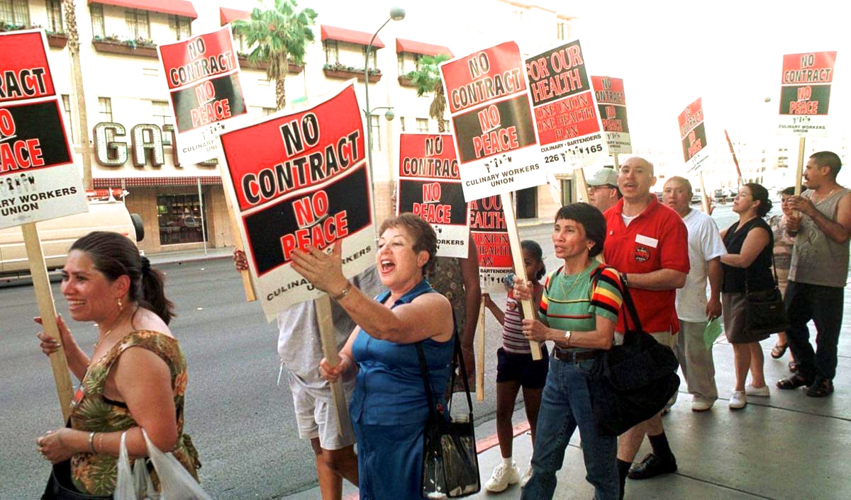 Las Vegas hospitality workers, Las Vegas strike,