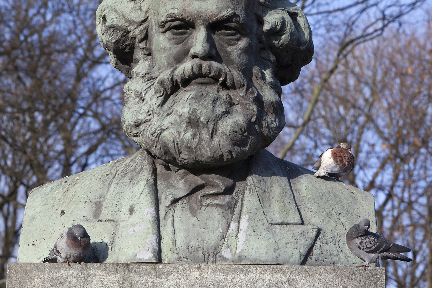 A statue of Karl Marx in Kaliningrad, Russia. ALEX POTEMKIN VIA GETTY IMAGES