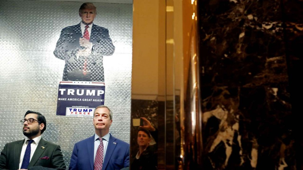 Donald Trump, Brexit, populist campaigns, Nigel Farrage, EU referendum