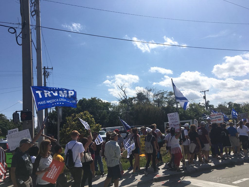 March For Our Lives, #enough, #NeverAgain, Mar-A-Largo, Palm Beach, Trump