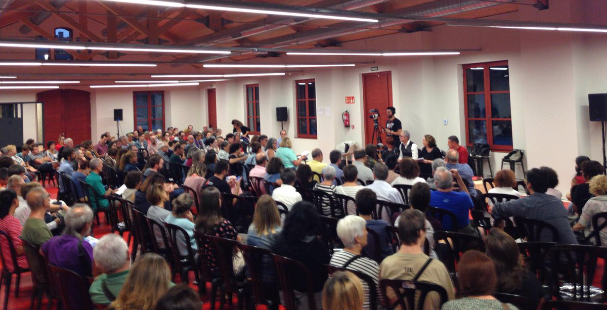 Barcelona En Comu, municipalist politics, reclaiming the city, Fearless Cities, neighborhood assemblies, housing movement, gentrification, Spanish elections, Podemos party, Ada Colau