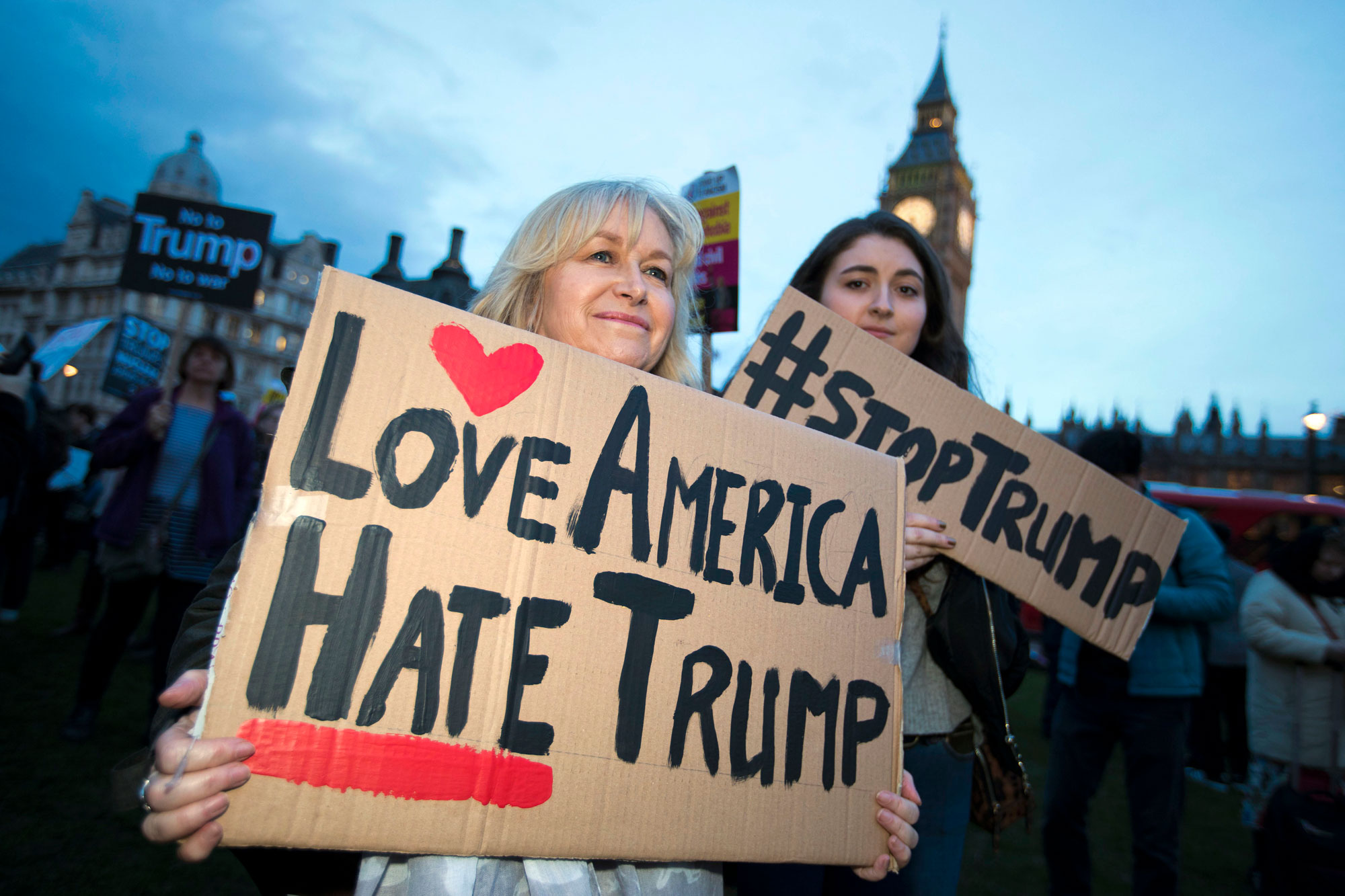 Stop Trump, Trump protests, Trump resistance, flag mob, Islamophobia, anti-Muslim rhetoric, xenophobia, anti-immigration, Brexit, religious tolerance