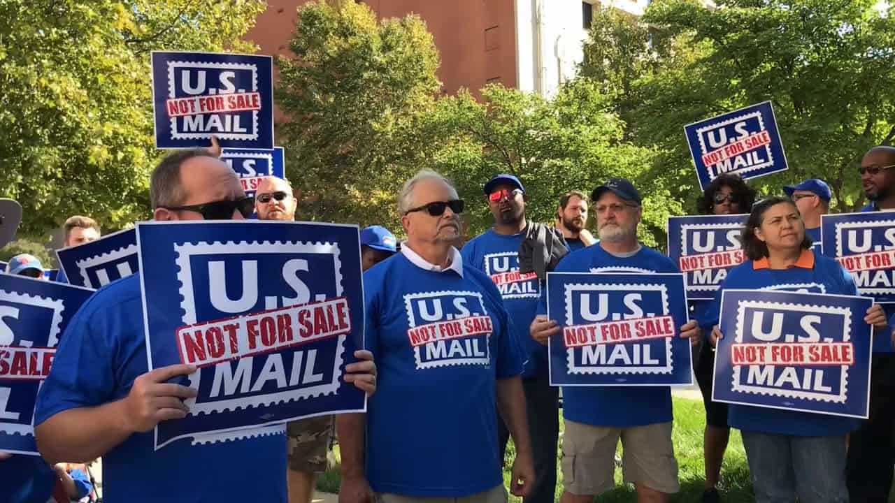 U.S. Postal Service, USPS, postal service privatization, Donald Trump, U.S. postal workers, #NotForSale, Postal Accountability and Enhancement Act