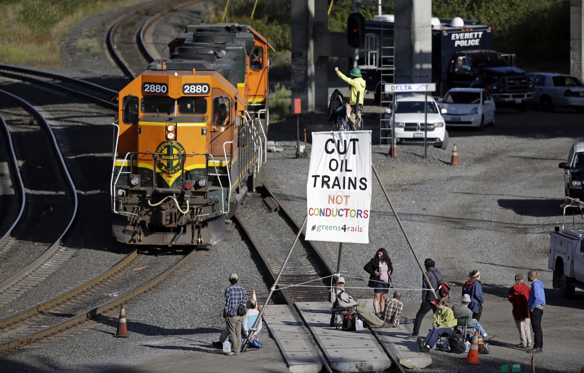 right to a clean climate, climate lawsuit, Community Environmental Legal Defense Fund, fossil fuel trains, coal trains, oil trains, climate resistance, climate protests