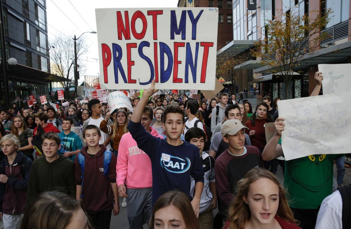 student protests, student walkouts, anti-Trump protests, Brown v Board of Education, school segregation, Southern Poverty Law Center