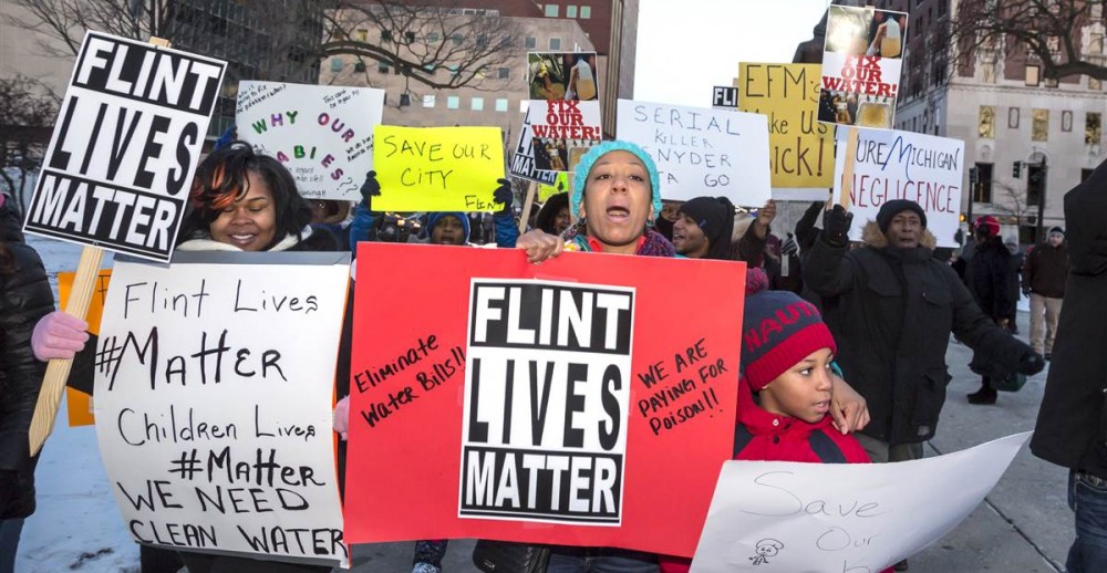 Flint water crisis, crumbling infrastructure, Donald Trump, water technology, New Deal