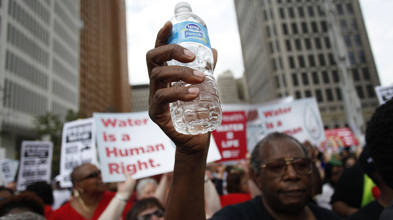 Detroit water shutoffs, Detroiters Resisting Emergency Management, water crisis, water privatization, Kevin Orr, emergency manager, Flint water crisis, water as a human right