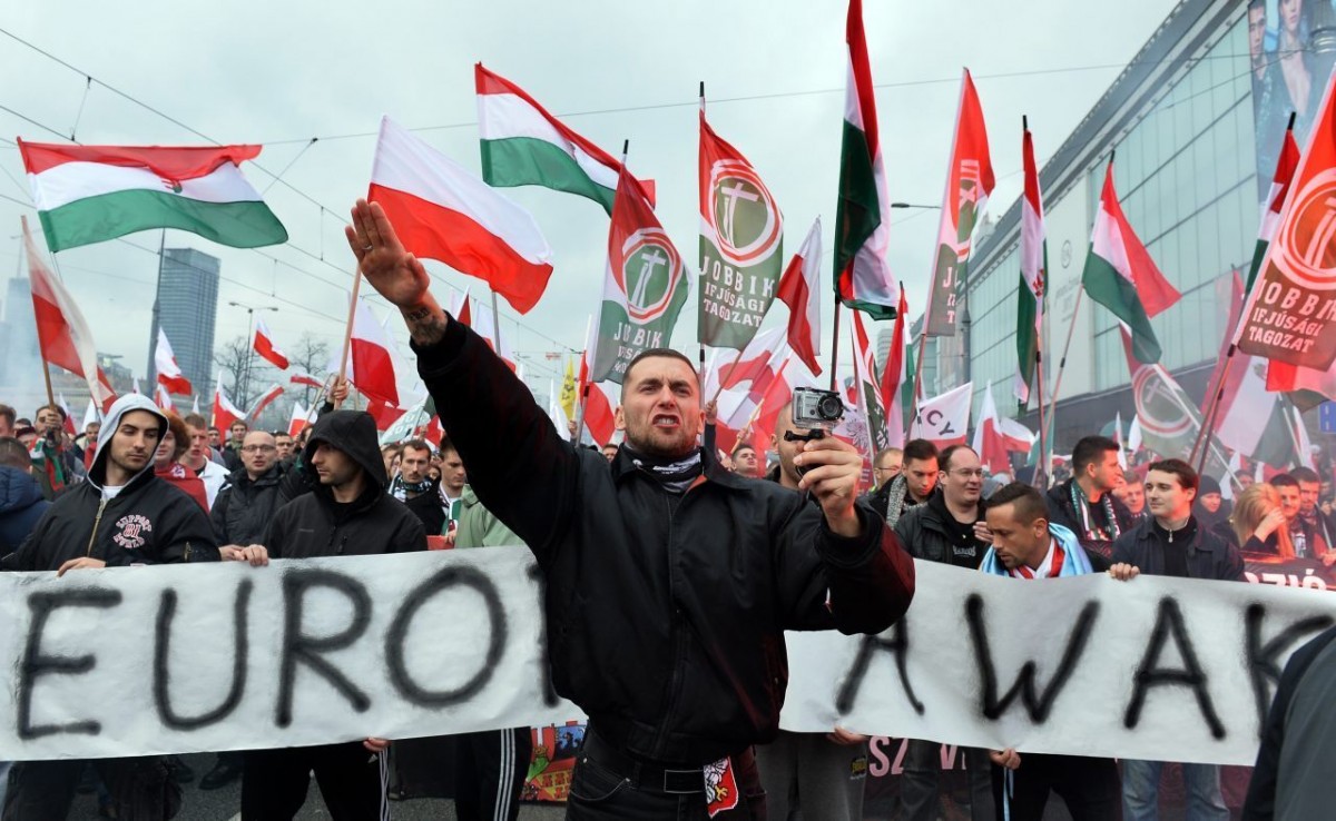 Poland far-right, All Poland Youth, Poland xenophobia, Warsaw Antifascist Collective, antifascists, Poland fascism