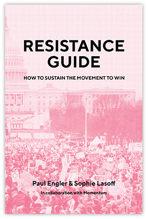 anti-Trump resistance, theory of change, mass protests, Momentum, The Resistance