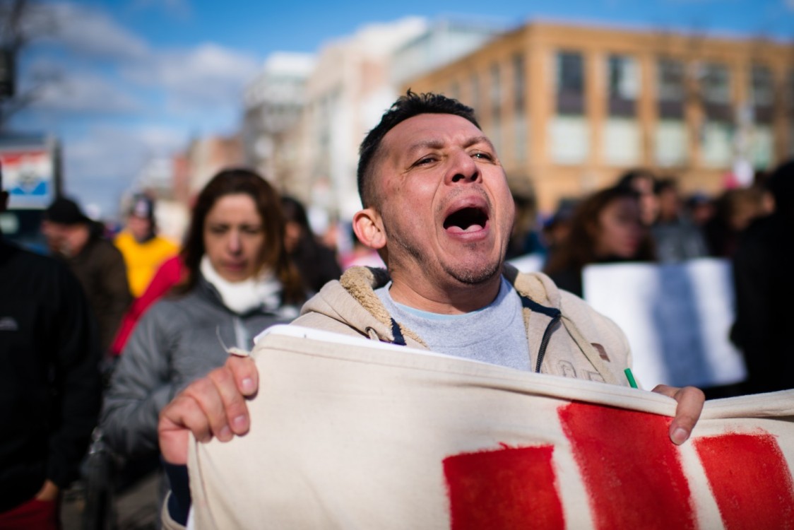 immigrants protest