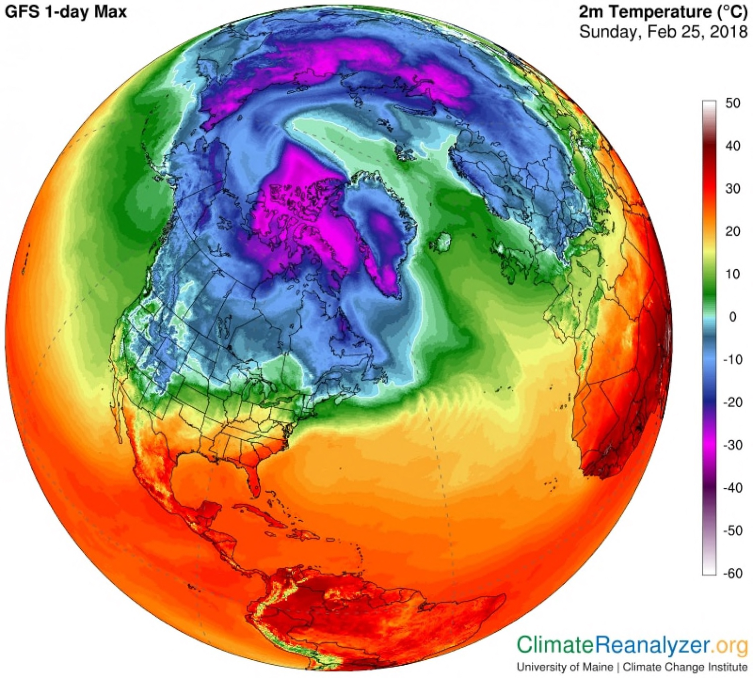 warming Arctic, melting Arctic, rising ocean temperatures, weather extremes