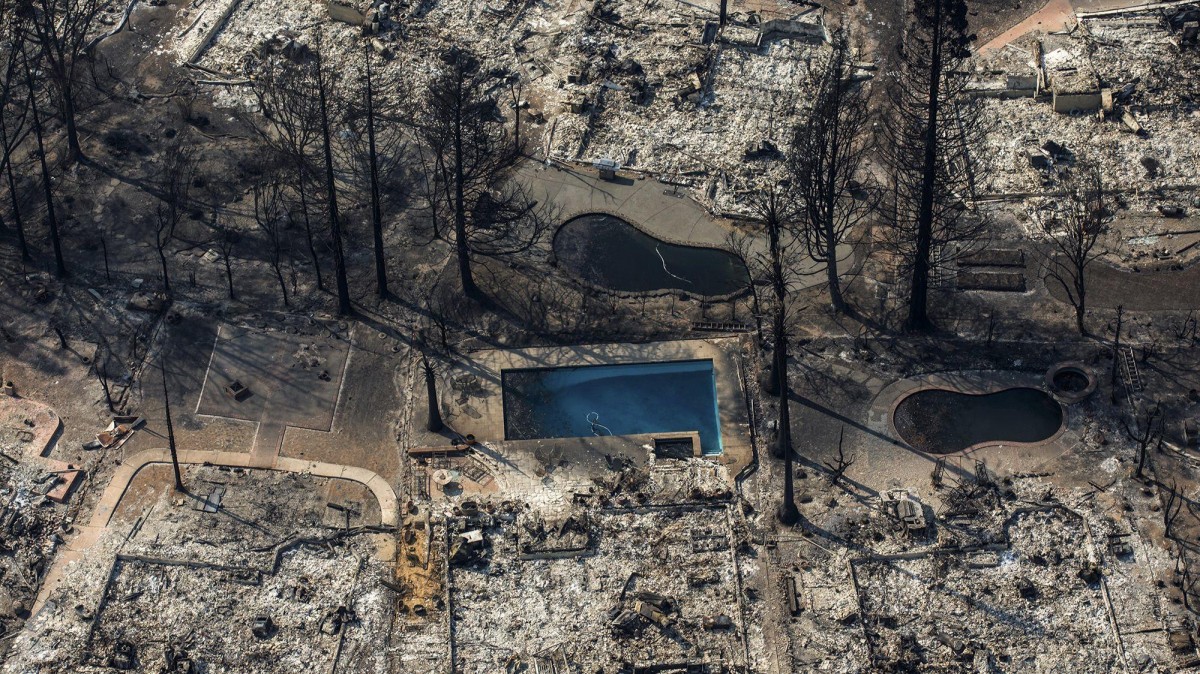 PG&E, utility negligence, Northern California fires, Sonoma County fires, fire devastation