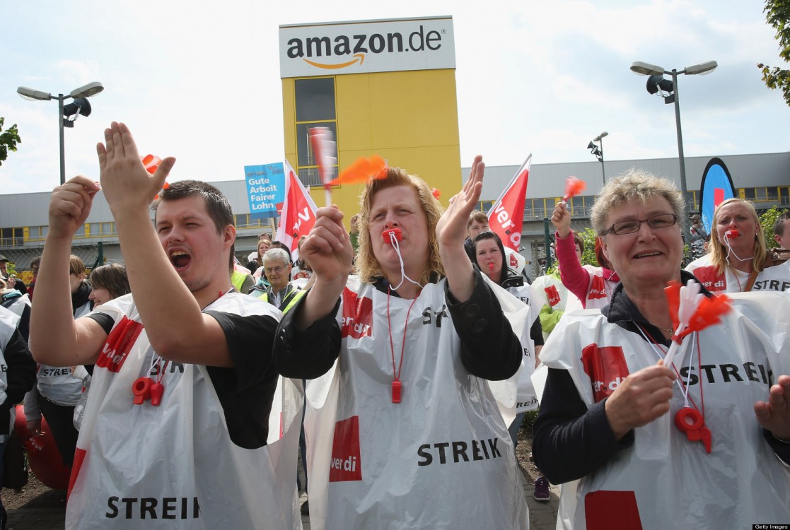 Amazon strike, Amazon workers, minimum wage, poor working conditions