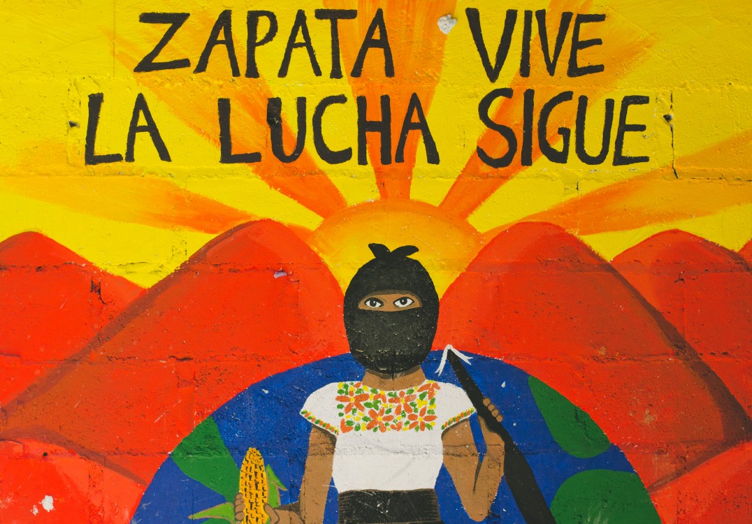 Zapatista rebellion, Subcomandante Marcos, Zapatista government, Zapatista organizing model, anti-globalization movement