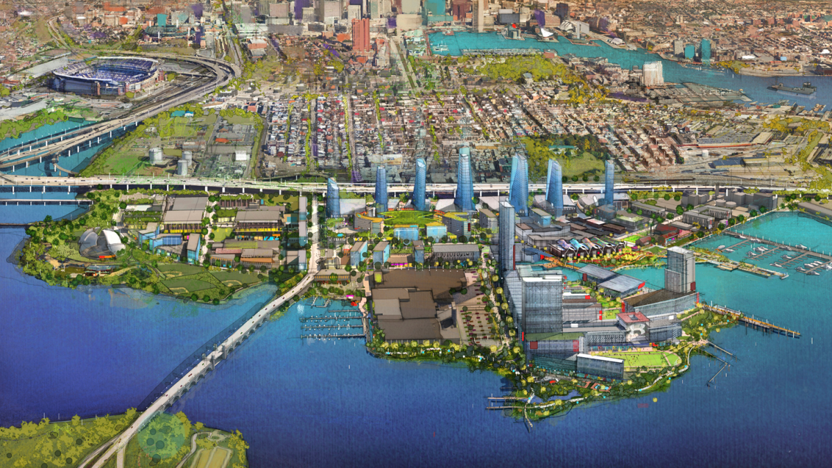 tax increment financing, TIF agreements, Michael Phelps, Sagamore Development Corporation, Port Covington plan, Baltimore gentrification, Baltimore development