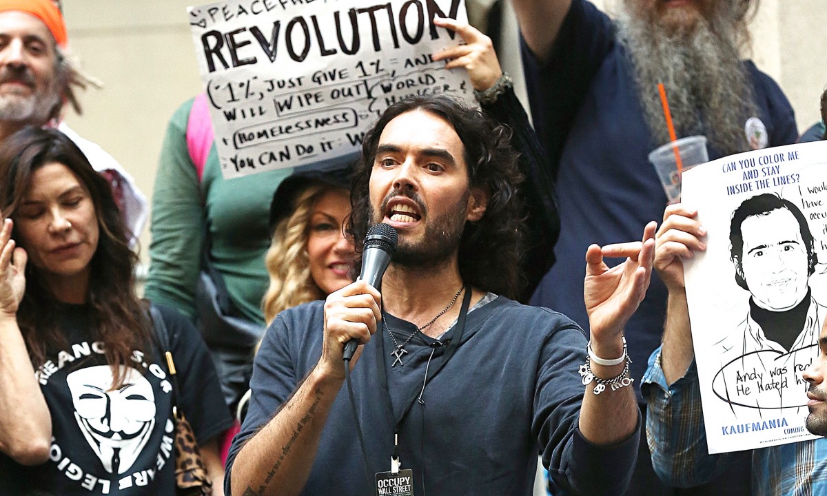 Russell Brand, The Trews, economic justice