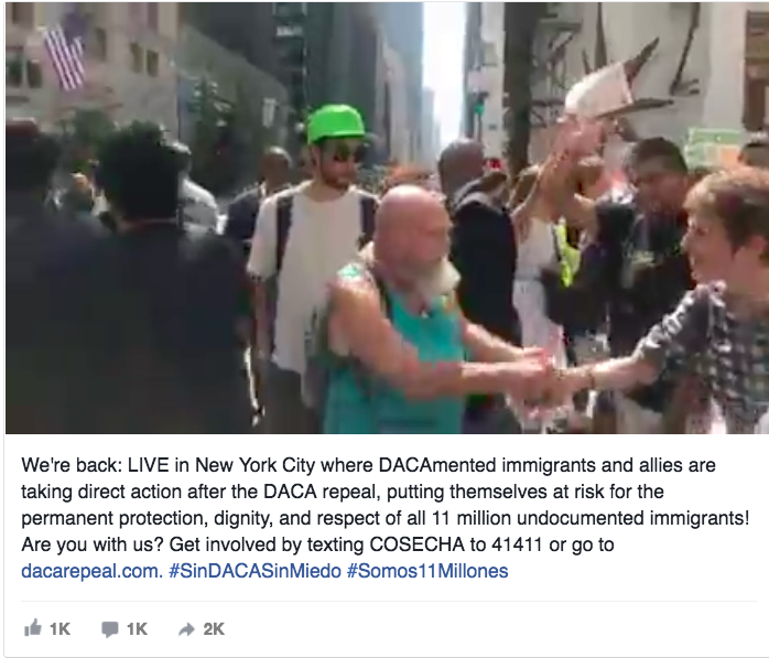 DACA, protests, Trump