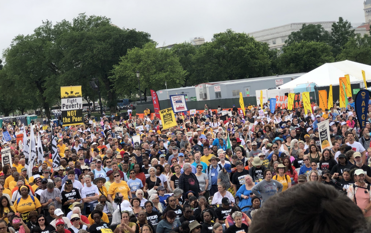 Poor People's Campaign, wealth inequality, Fight for $15, rising poverty, Reverend William Barber, Jesse Jackson, American Federation of Teachers