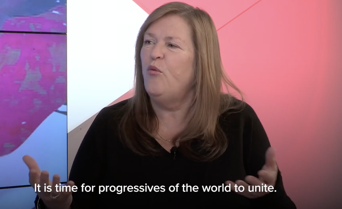 Yanis Varoufakis, Jane Sanders, Bernie Sanders, Sanders Institute, Progressive International, global left, populist movements, rising authoritarianism