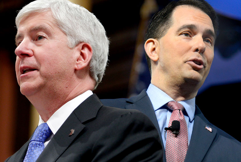 Scott Walker, Wisconsin GOP, Wisconsin protests