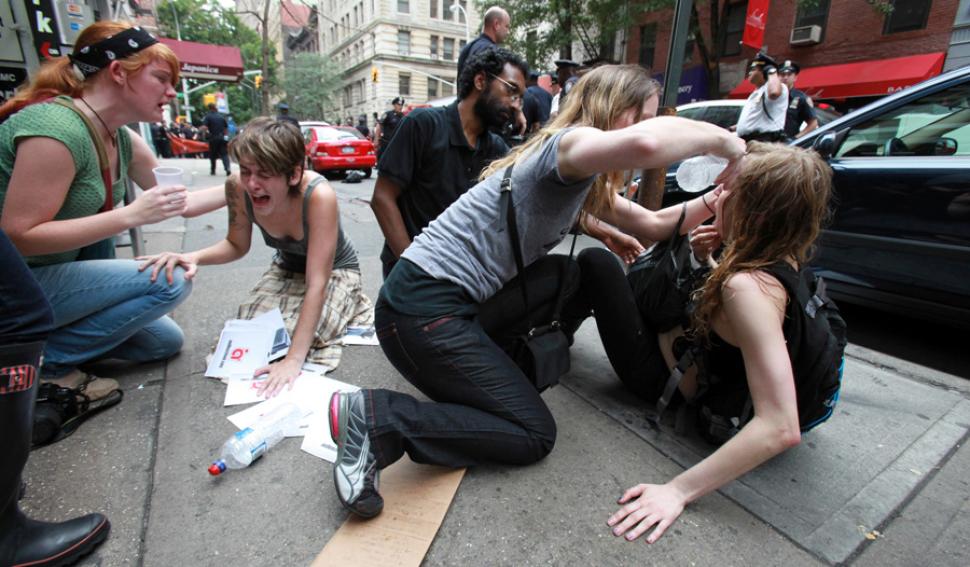 Occupy Wall Street, pepper spray, NYPD