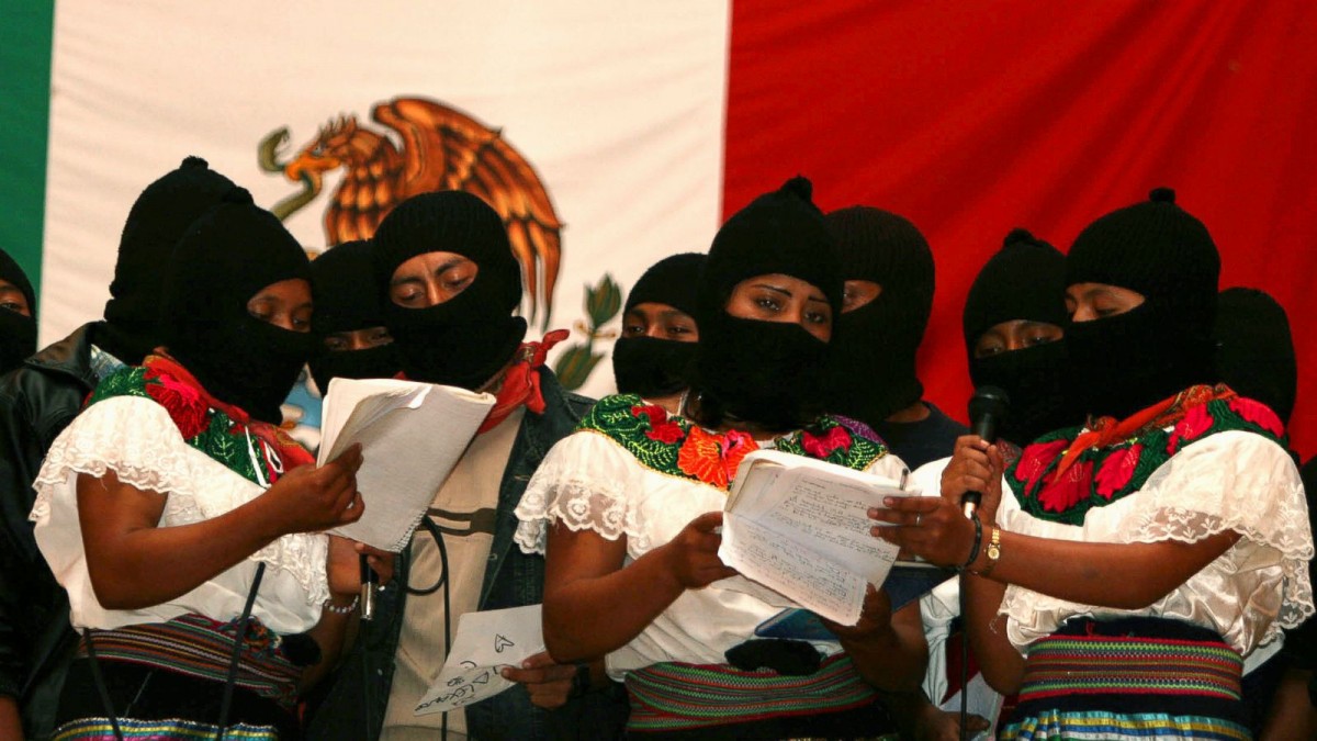 Zapatistas, EZLN, Mexico indigenous populations, Chiapas struggle, direct democracy, Andres Manuel Lopez Obrador, Subcomandante Insurgente Moisés
