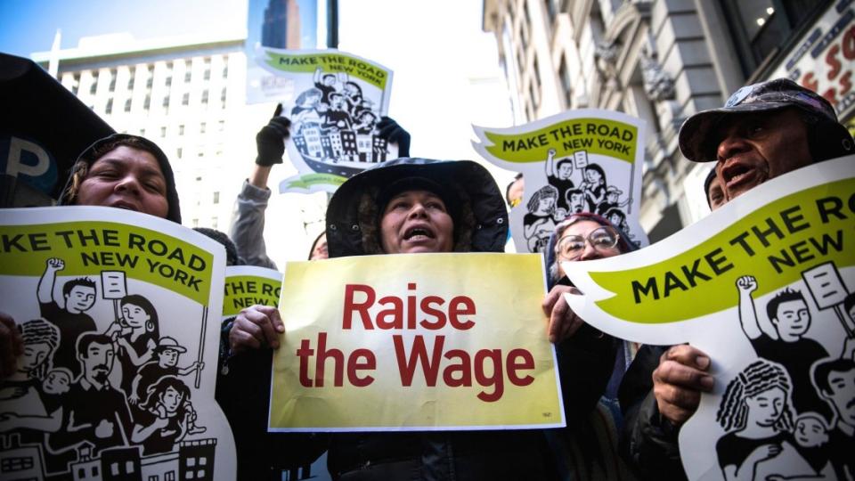 $15 minimum wage, low wage workers, fast-food worker strikes, Fight for 15, minimum wage hikes