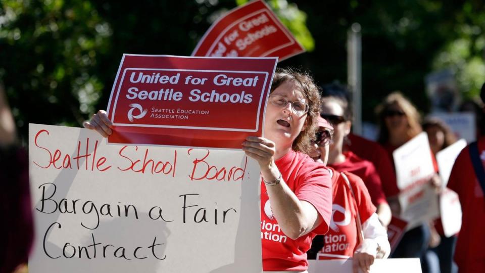 Seattle teachers strike, Seattle Education Association, Pasco Association of Educator, teacher wages, teacher pay and conditions