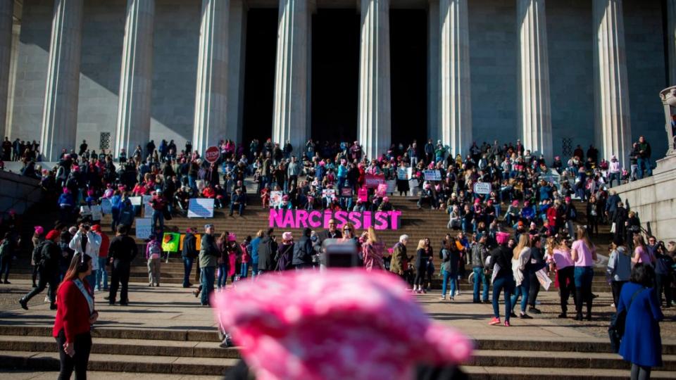 Women's March, pussy hats, women's movement, progressive movement, anti-Trump protests, women candidates