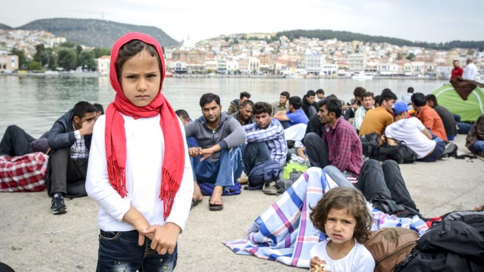refugee children, Greece refugee crisis, Afghan refugees, Syrian refugees, Greek xenophobia