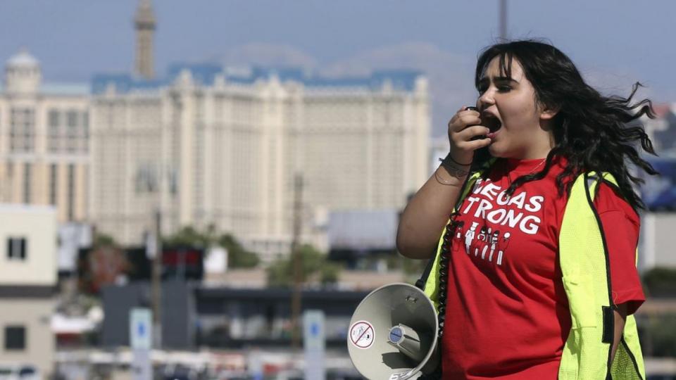 Las Vegas hospitality workers, Las Vegas strike,