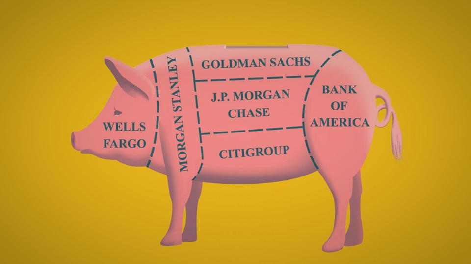 Volcker Rule, Dodd-Frank reform, Wall Street deregulation, Glass-Steagall Act, break up the banks, bank bailouts